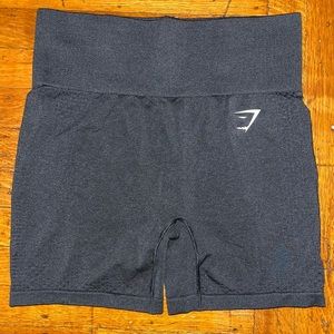 Black Gymshark Vital Seamless Shorts
